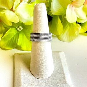 Silver Mesh Ring